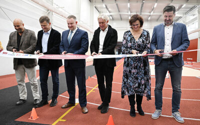 Atletický tunel v Třebíči byl slavnostně otevřen