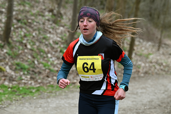 Zábršová doběhla třetí v Novém Městě